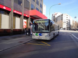 emt bus near avenidas 