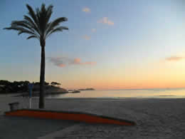 Sunset over Playa de Palmira